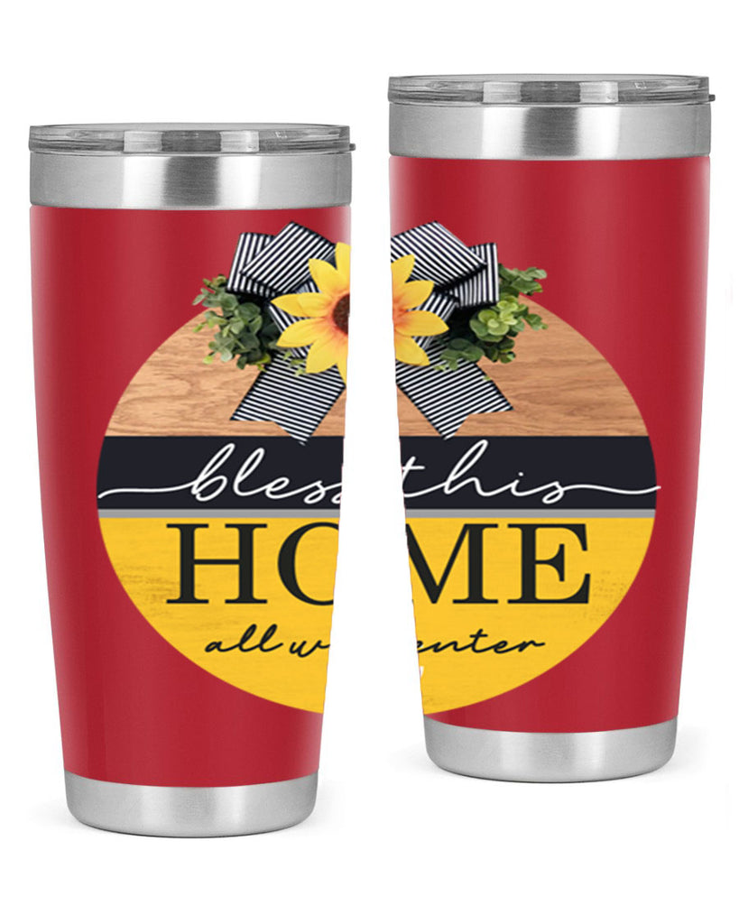 Bless this Home and all Mockup56#- spring- Tumbler