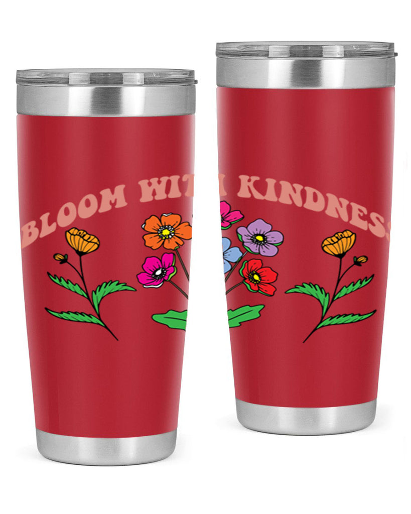 Bloom with Kindness  92#- spring- Tumbler