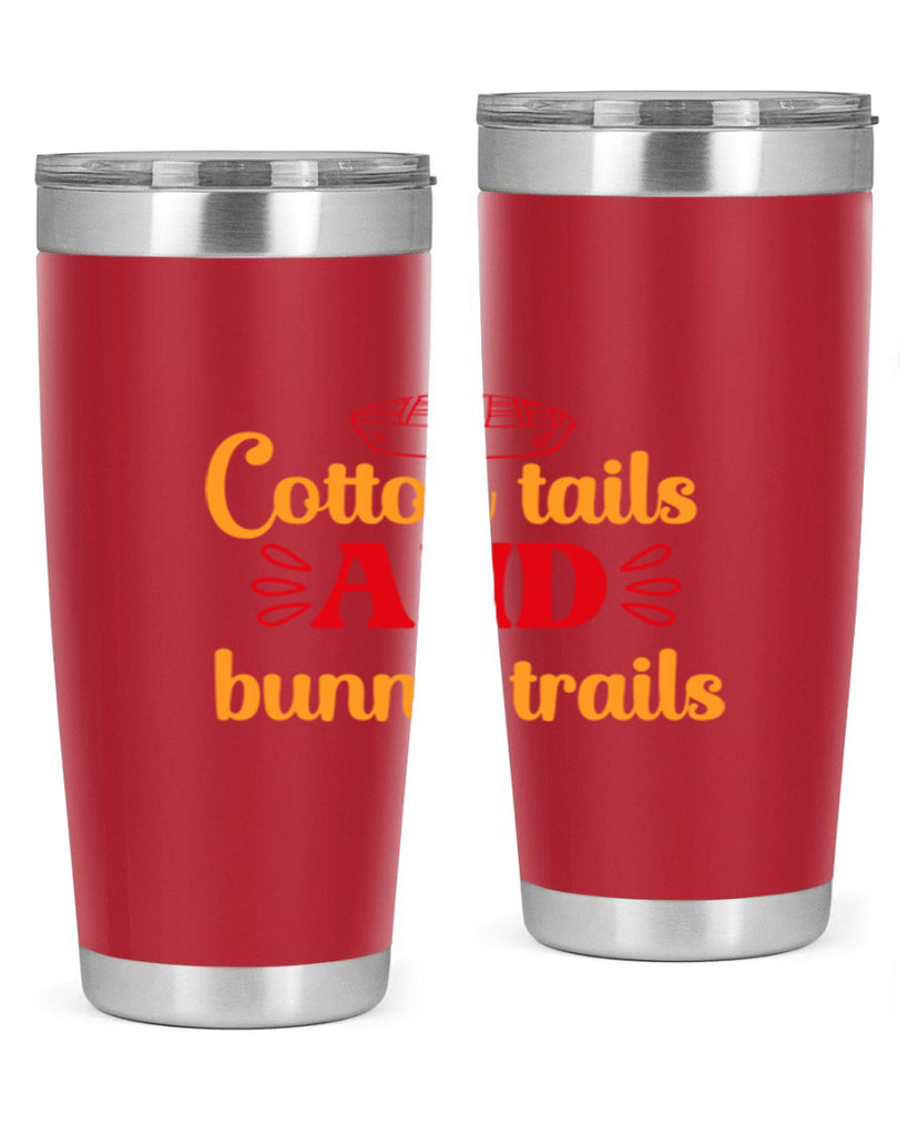 Cotton tails and bunny trails 112#- spring- Tumbler