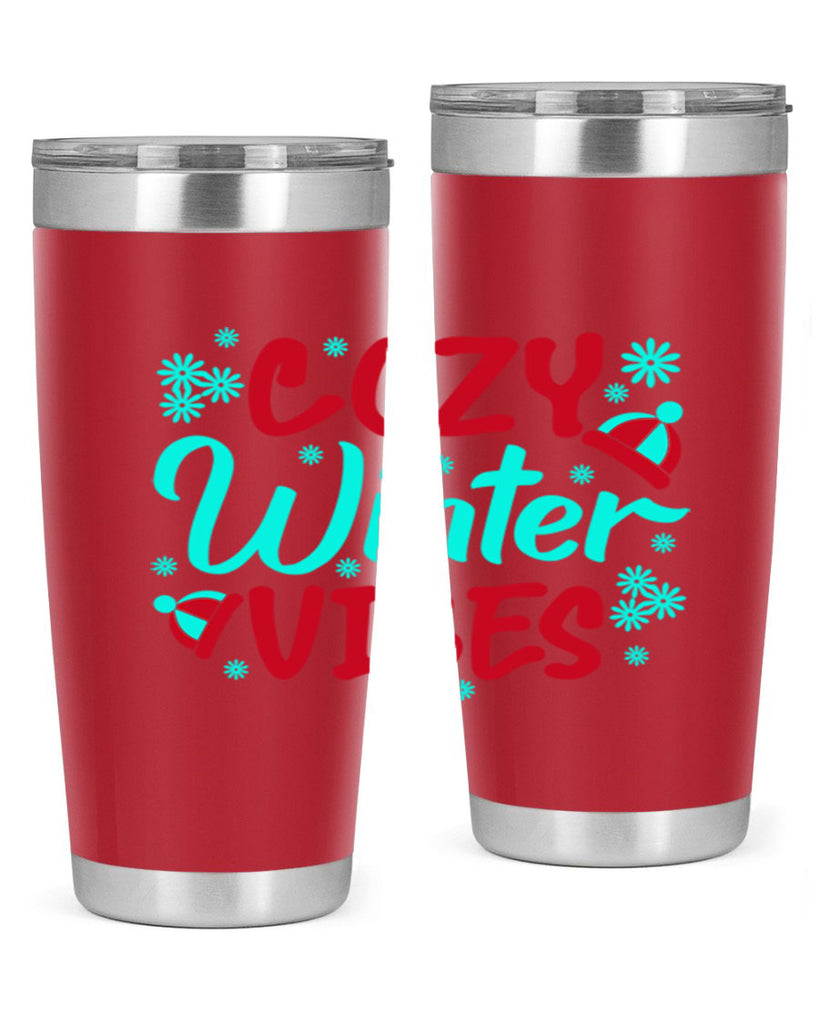 Cozy Winter Vibes Winter 83#- winter- Tumbler