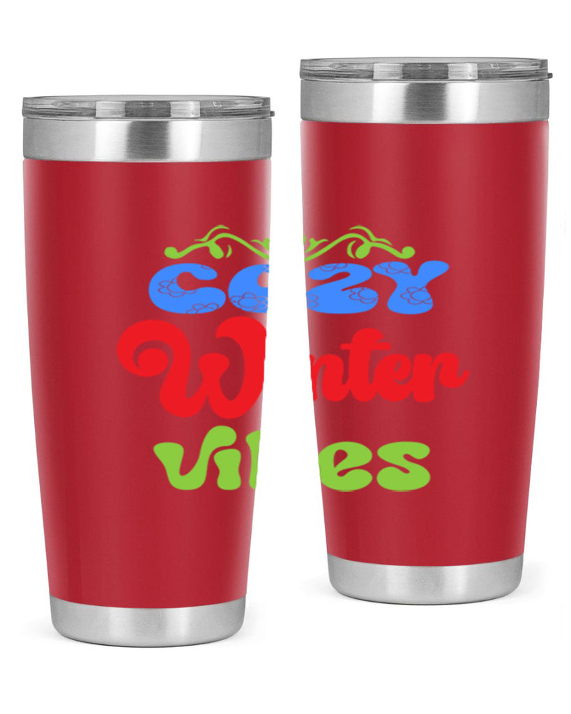 Cozy winter vibes 75#- winter- Tumbler