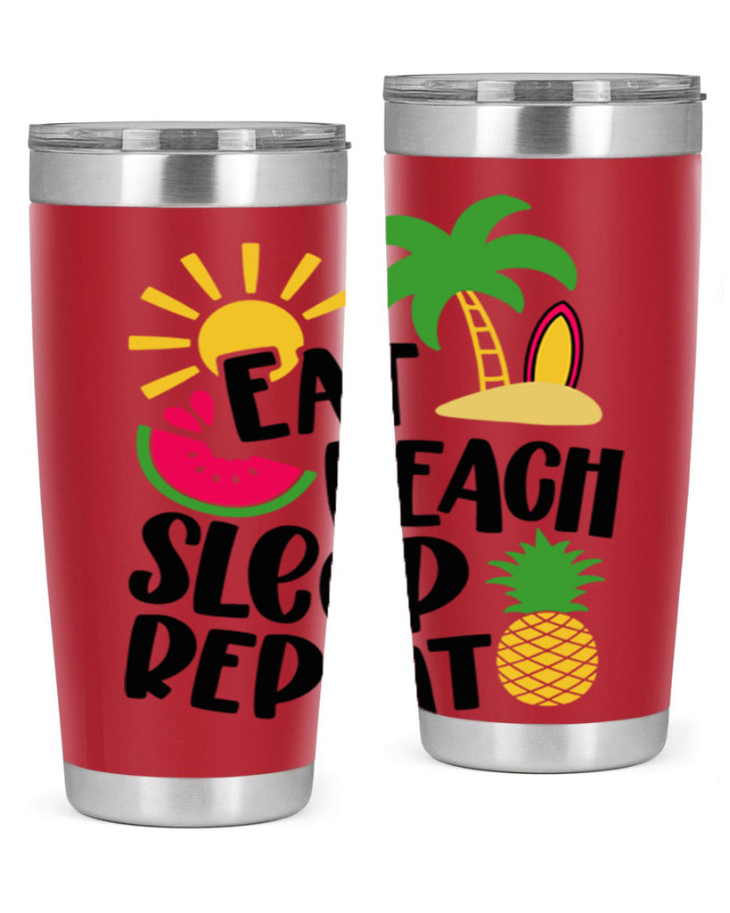 Eat Beach Sleep Repeat Style 47#- summer- Tumbler