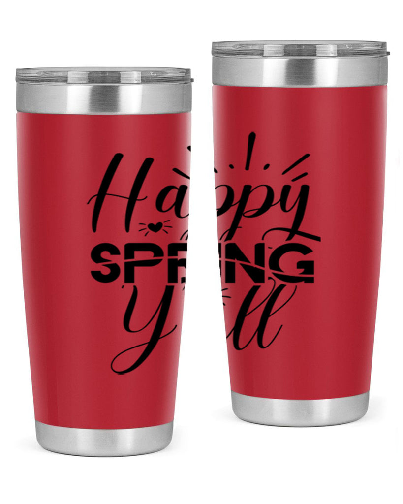 Happy Spring Y'all 165#- spring- Tumbler