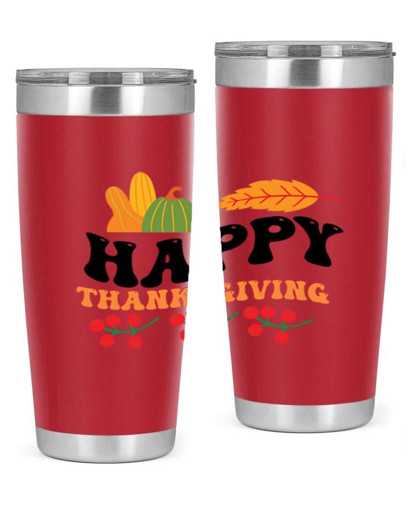 Happy Thanksgiving 251#- fall- Tumbler