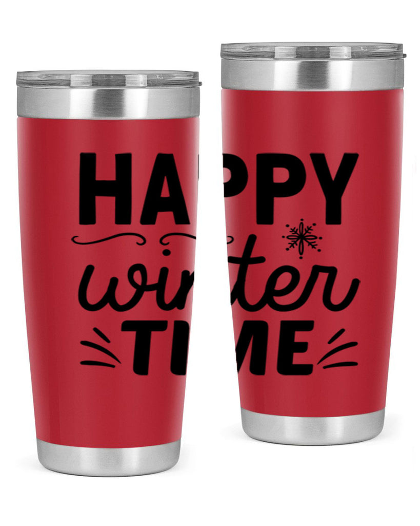 Happy Winter Time134#- winter- Tumbler