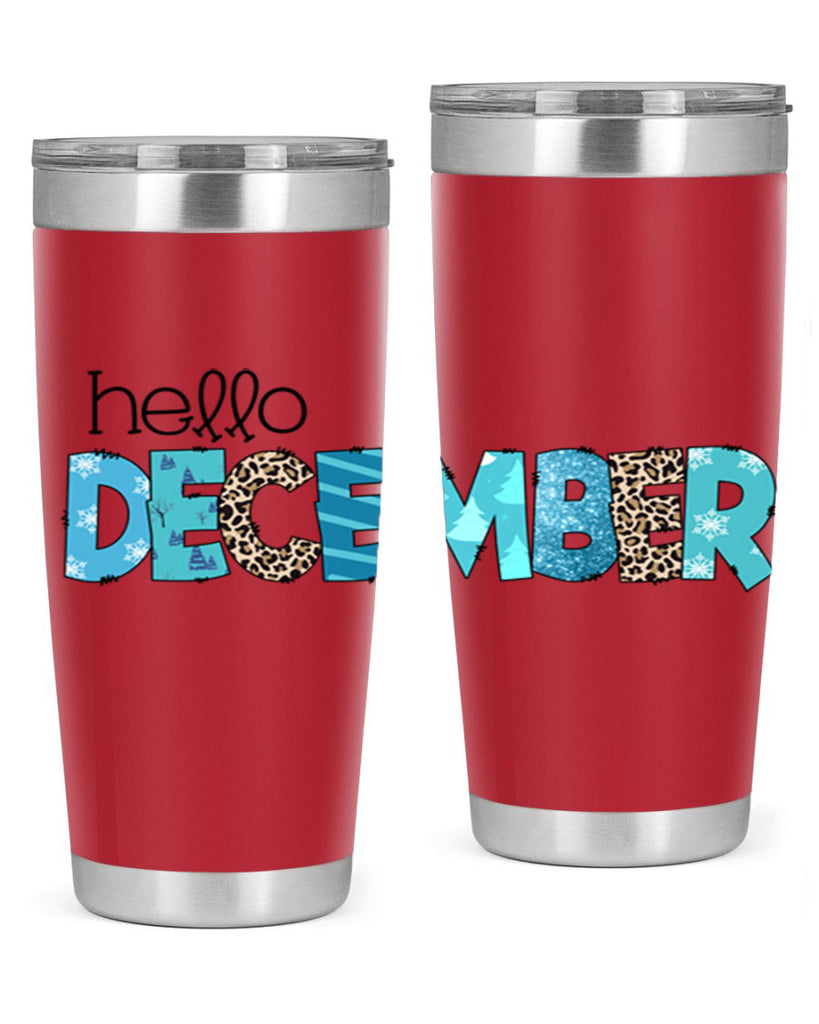 Hello December 187#- winter- Tumbler