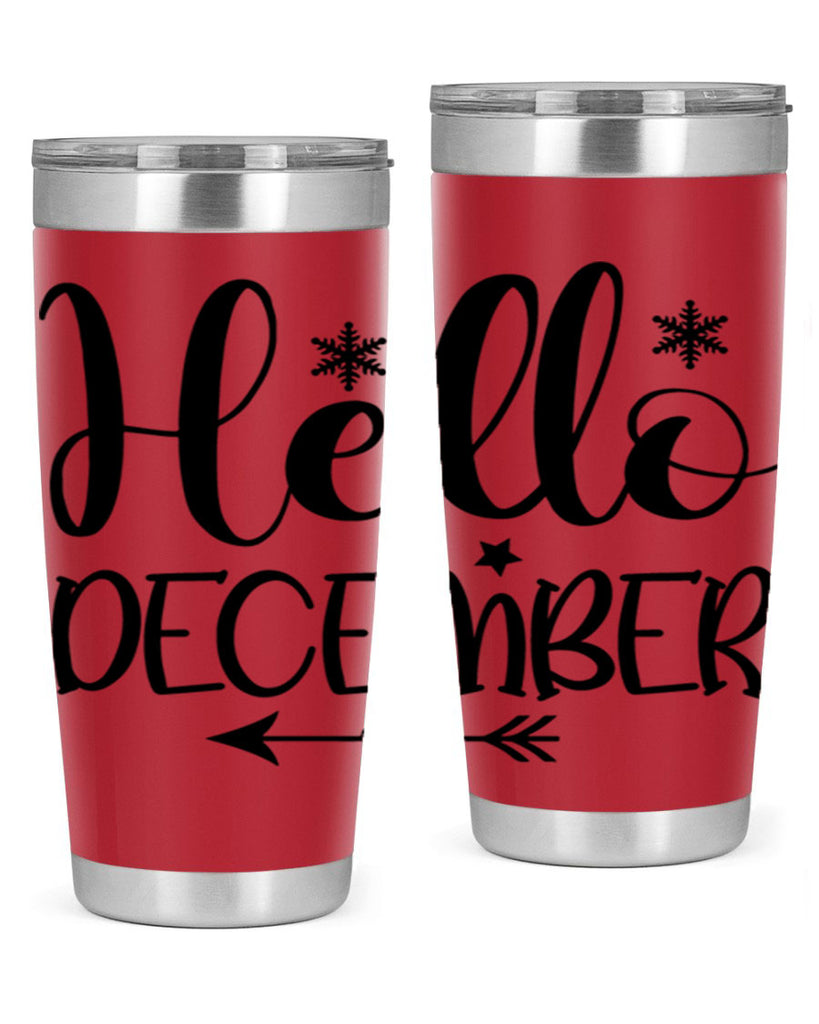 Hello December161#- winter- Tumbler