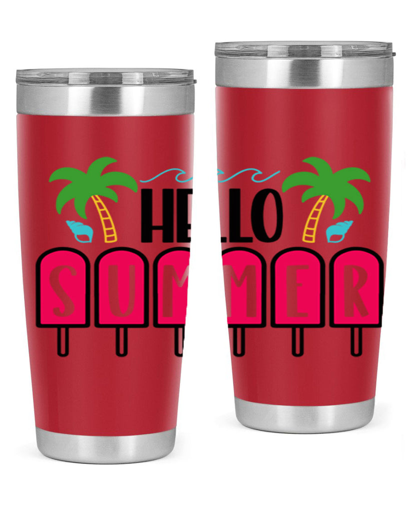 Hello Summer Style 39#- summer- Tumbler