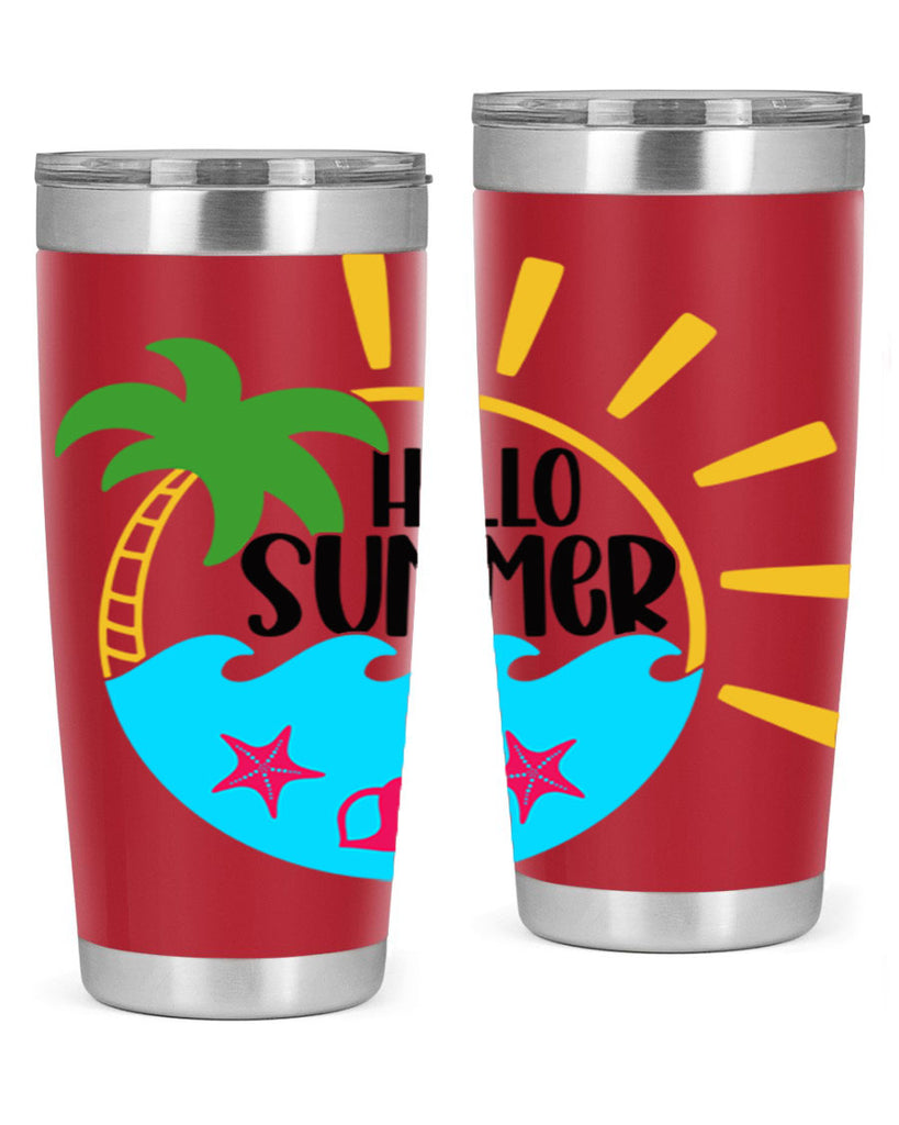 Hello Summer Style 40#- summer- Tumbler