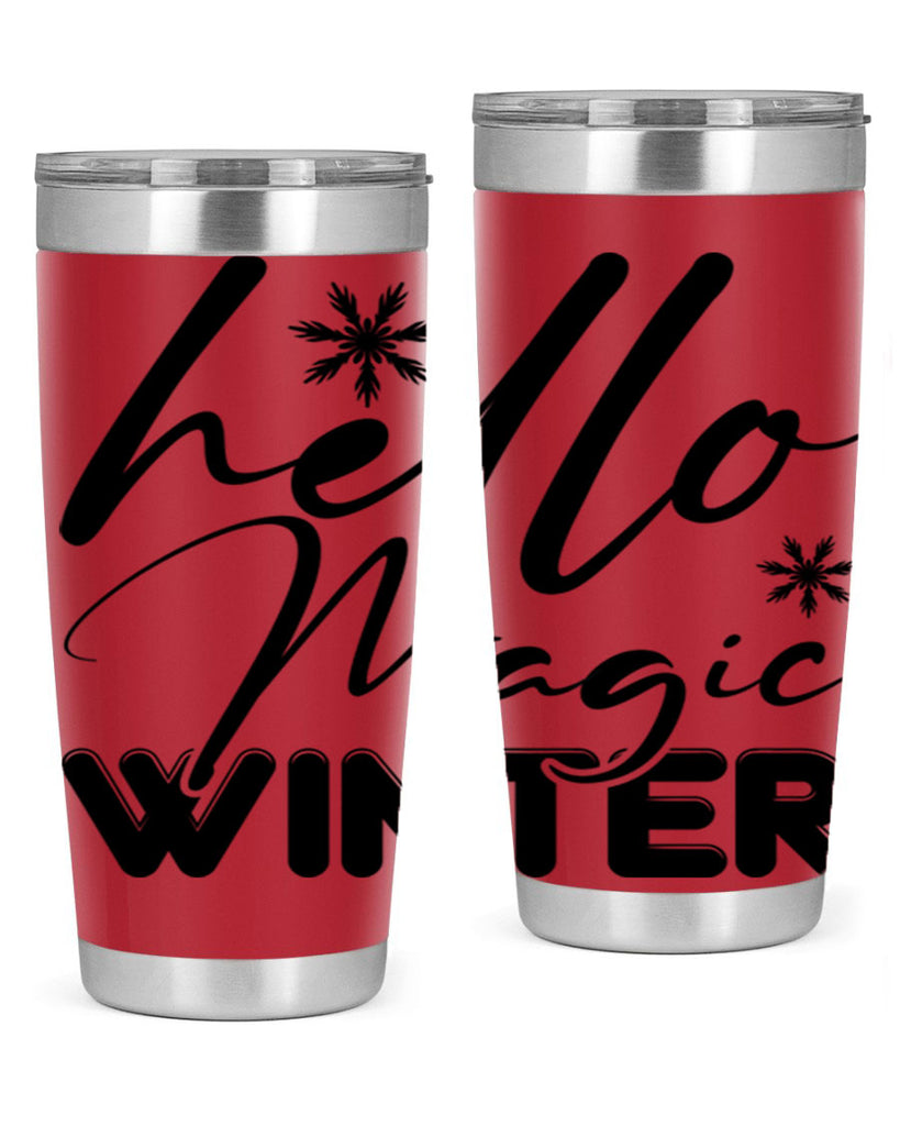Hello magic winter 178#- winter- Tumbler