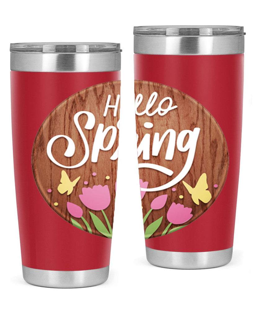 Hello spring Mockup202#- spring- Tumbler