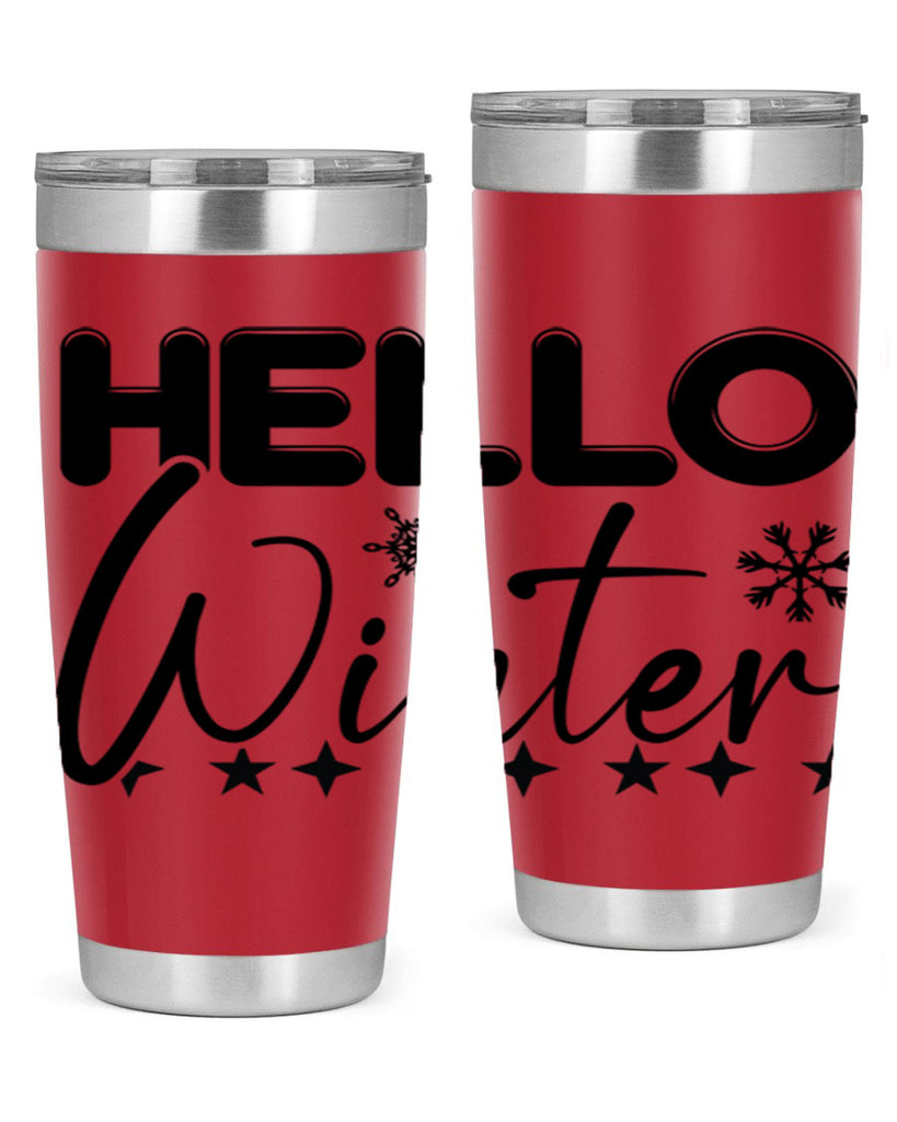 Hello winter 183#- winter- Tumbler