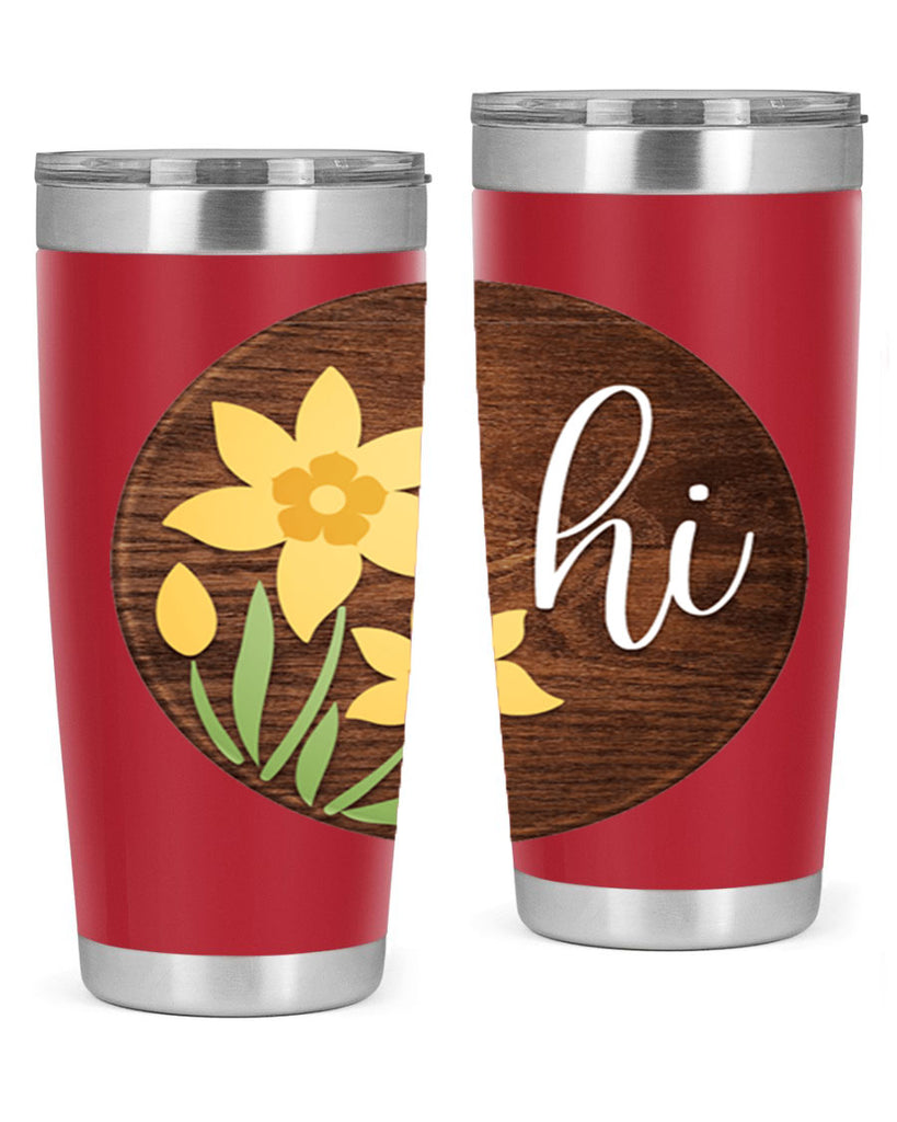 Hi daffodil flower Mockup235#- spring- Tumbler