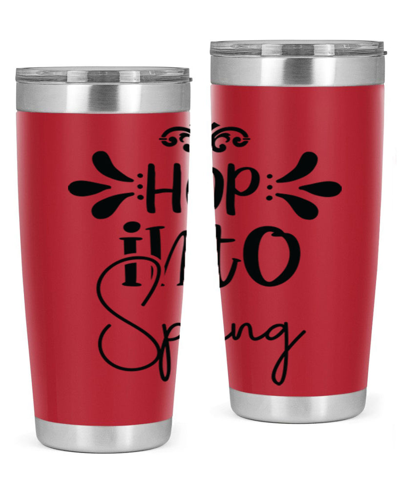 Hop into Spring 247#- spring- Tumbler