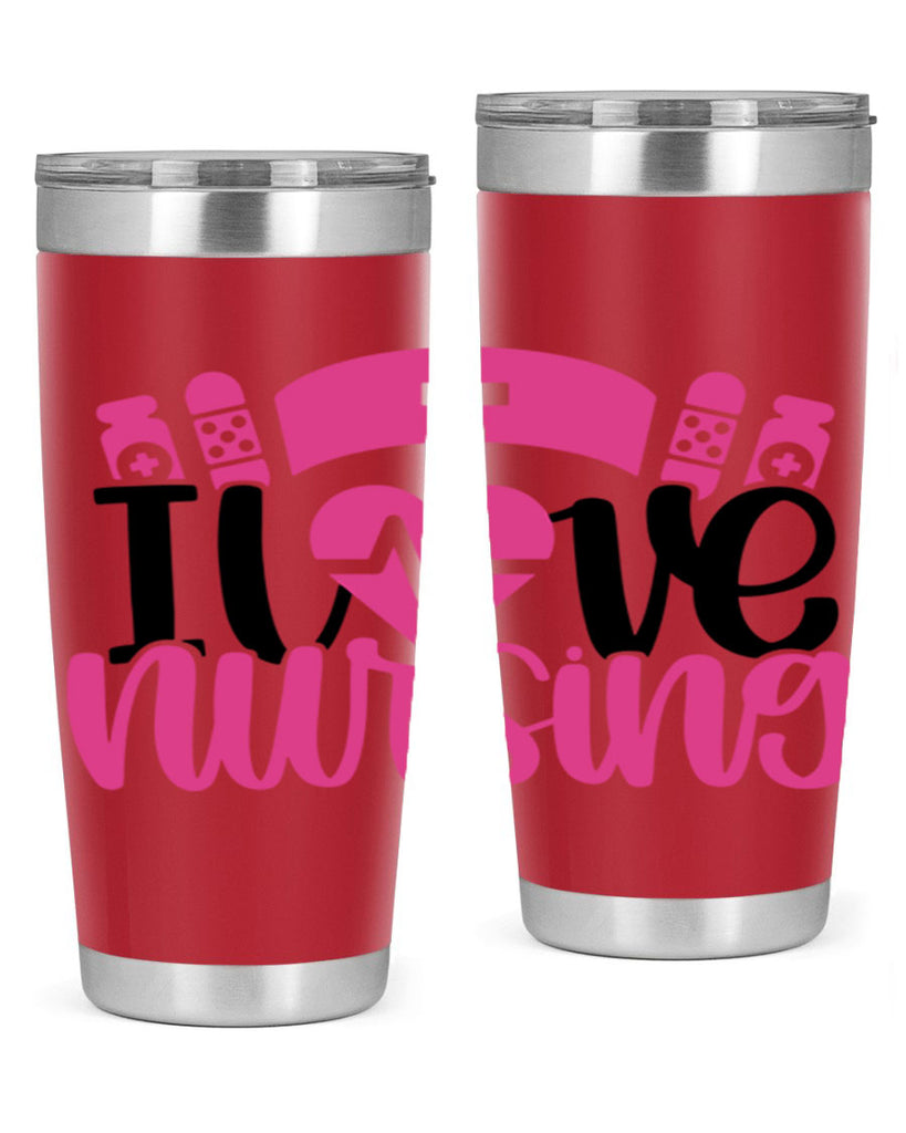 I Love Nursing Style Style 171#- nurse- tumbler