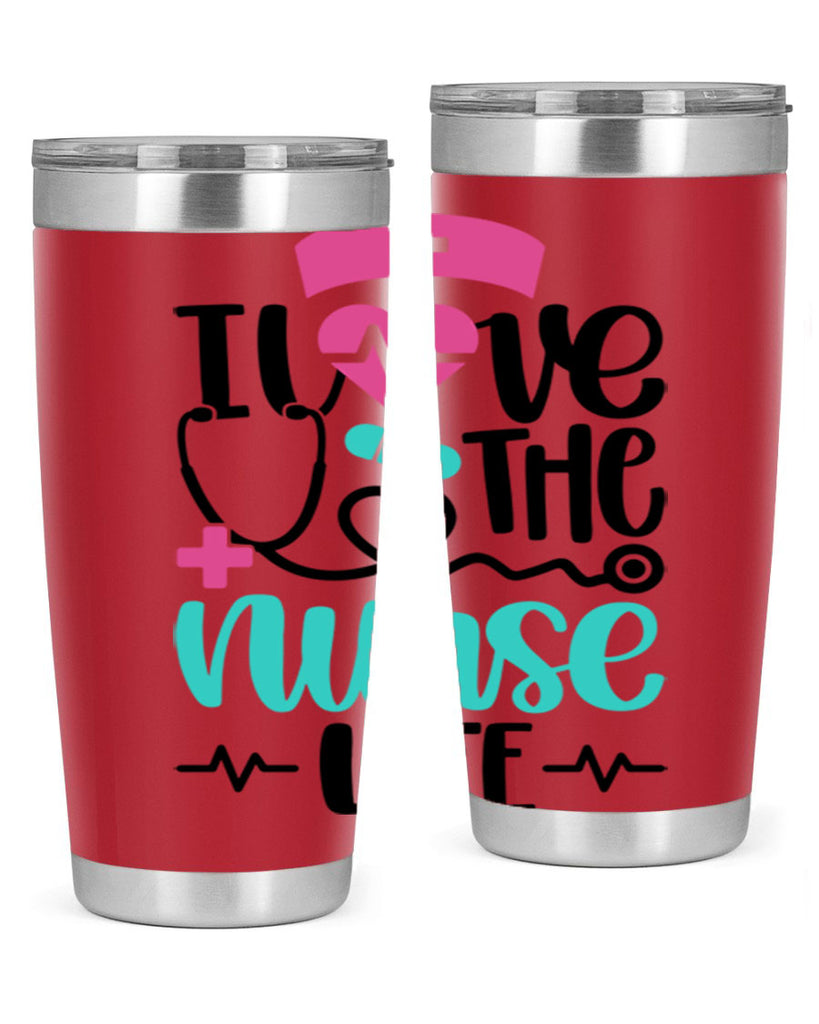 I Love The Nurse Life Style Style 169#- nurse- tumbler