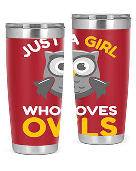 Just a Boy Who Loves A TurtleRabbit 11#- owl- Tumblers