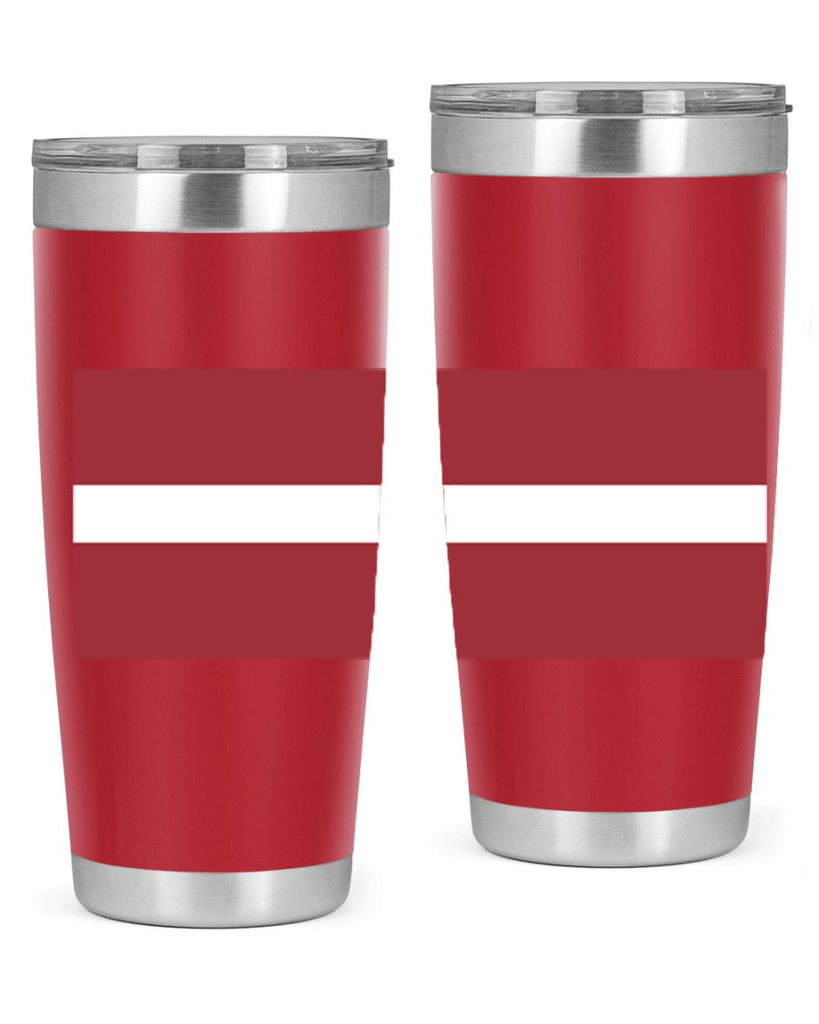 Latvia 104#- world flags- Tumbler