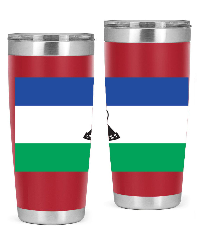 Lesotho 102#- world flags- Tumbler