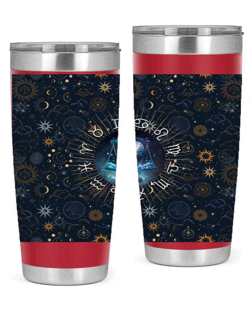 Libra Straight 317#- zodiac- Tumbler