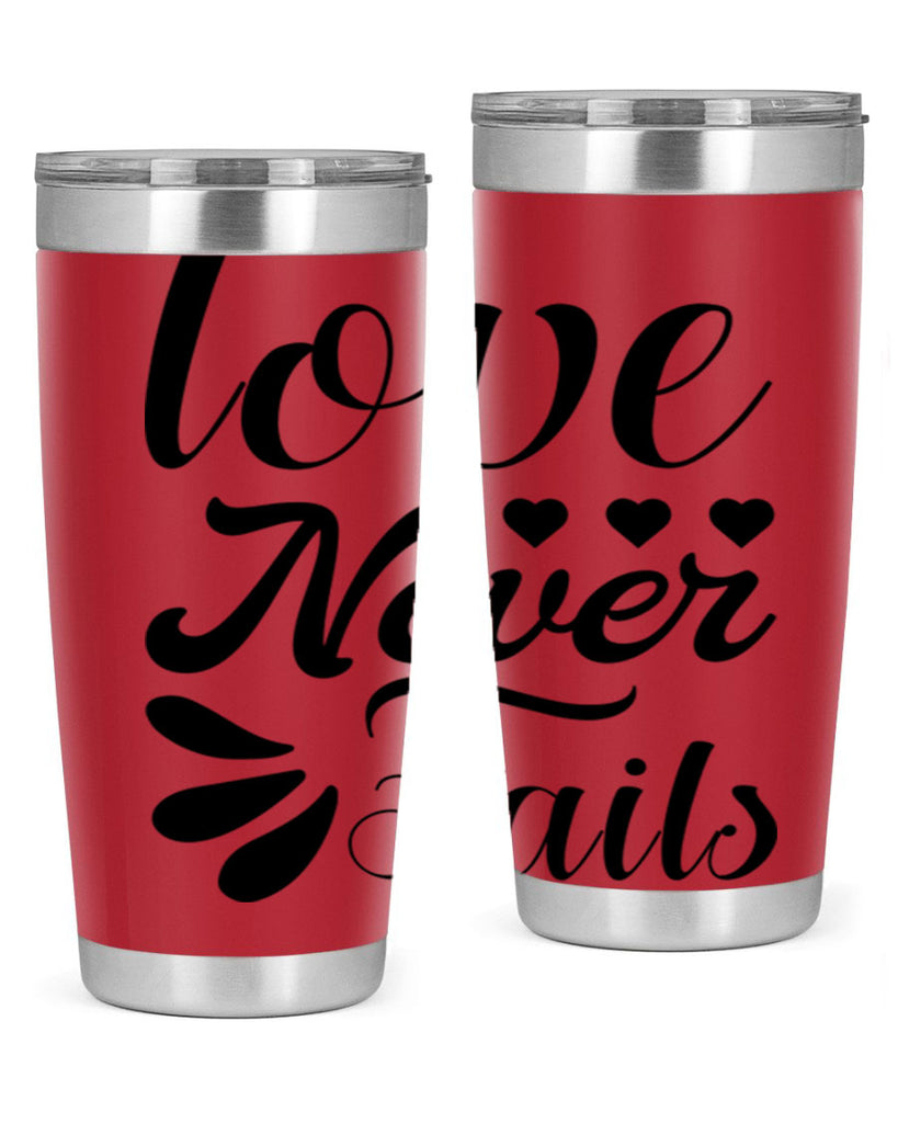 Love Never Fails 316#- winter- Tumbler