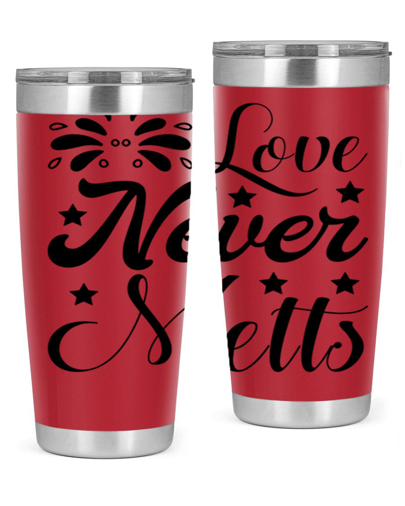 Love Never Melts 318#- winter- Tumbler