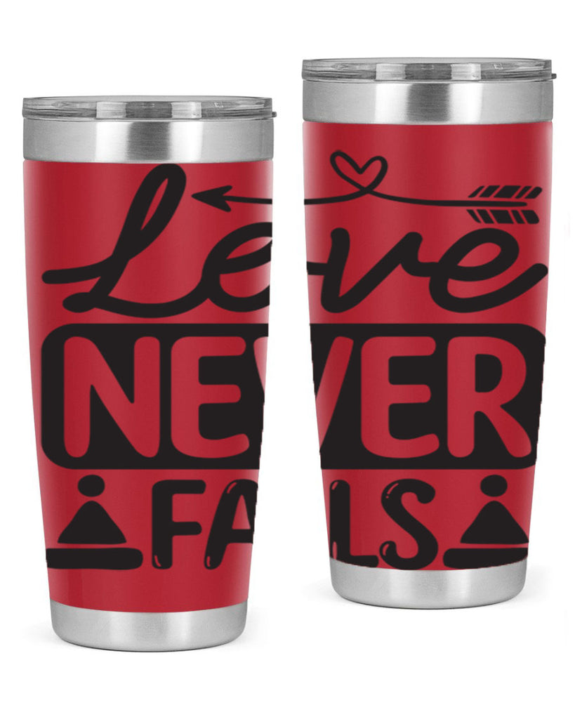 Love never fails 317#- winter- Tumbler