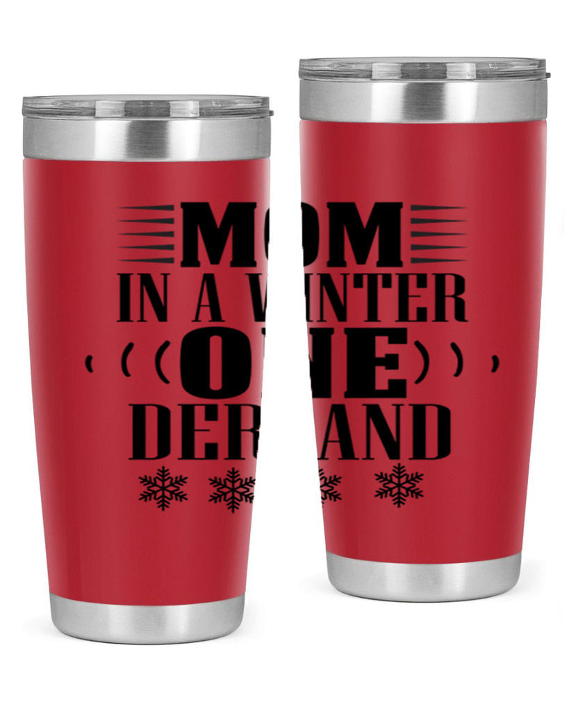 MOM IN A WINTER ONE DERLAND 322#- winter- Tumbler