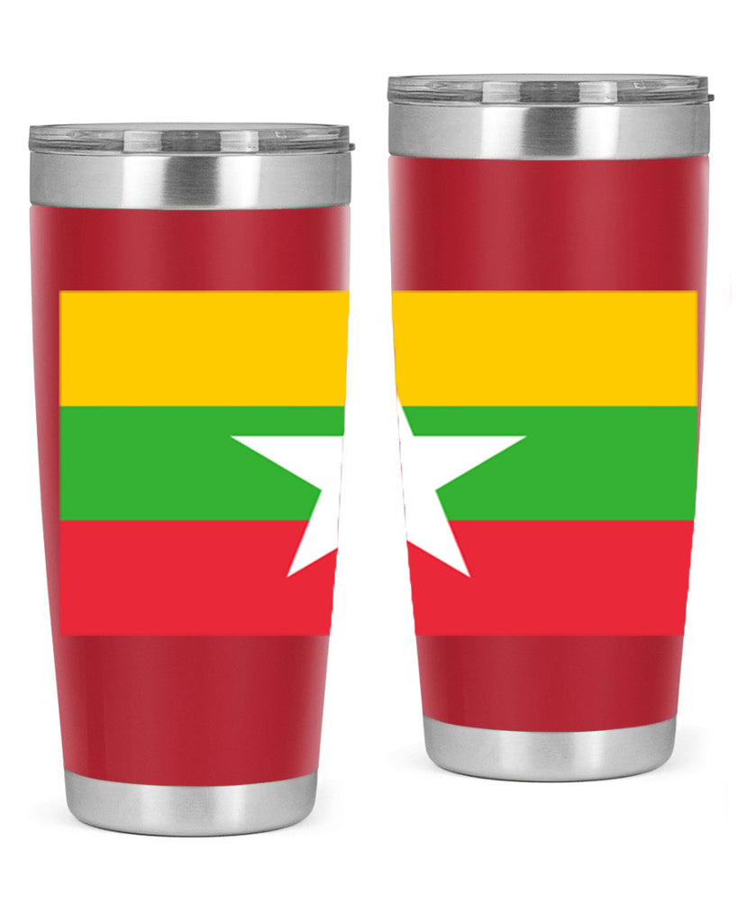Myanmar 79#- world flags- Tumbler