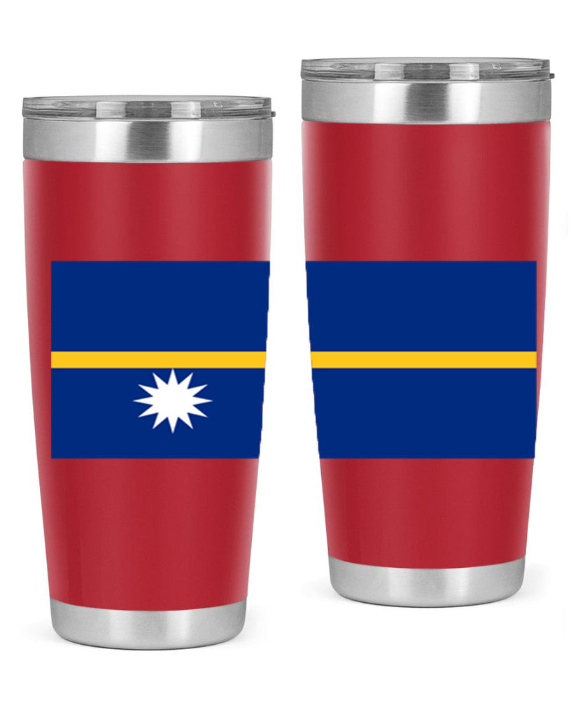 Nauru 77#- world flags- Tumbler