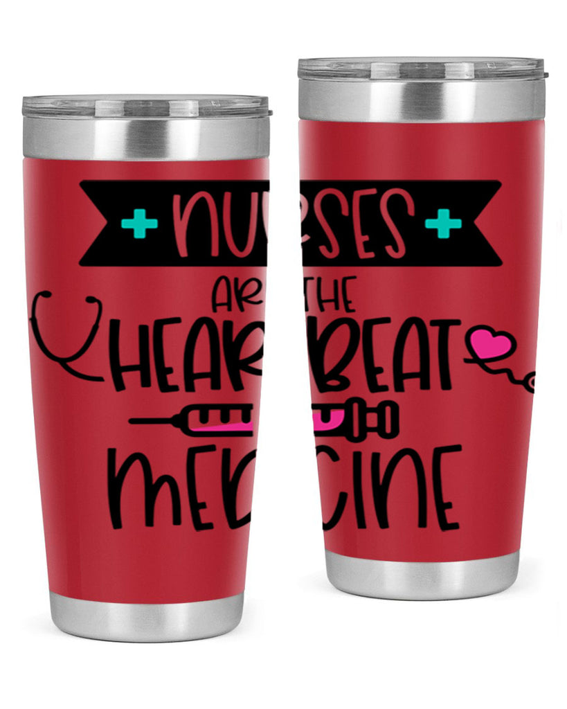 Nurses Are The Heartbeat Of Medicine Style Style 91#- nurse- tumbler