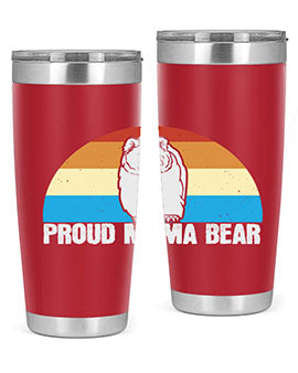 Proud mama bear 26#- Bears- Tumbler
