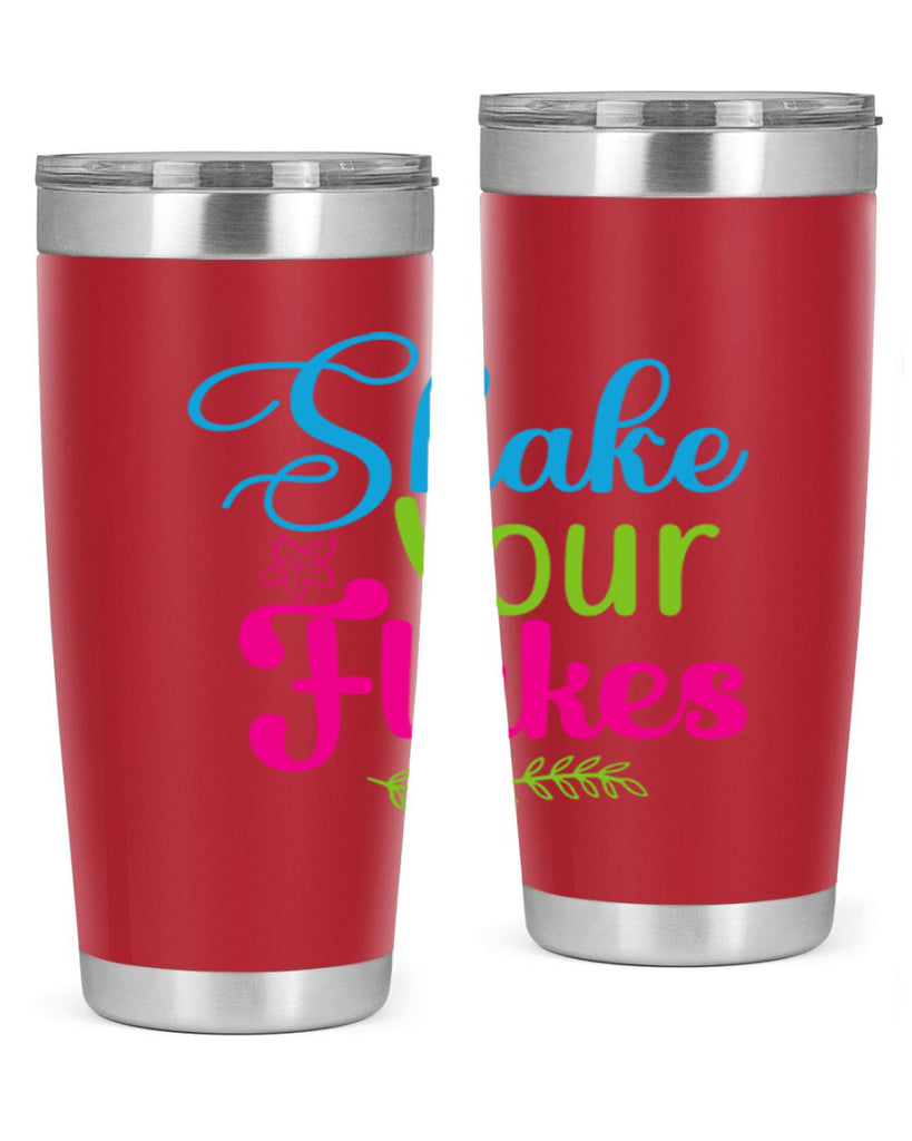 Shake Your Flakes 356#- winter- Tumbler