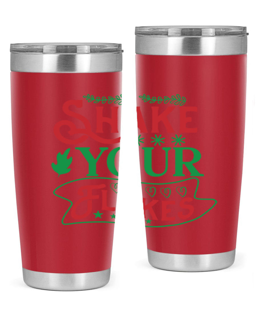 Shake Your Flakes 358#- winter- Tumbler