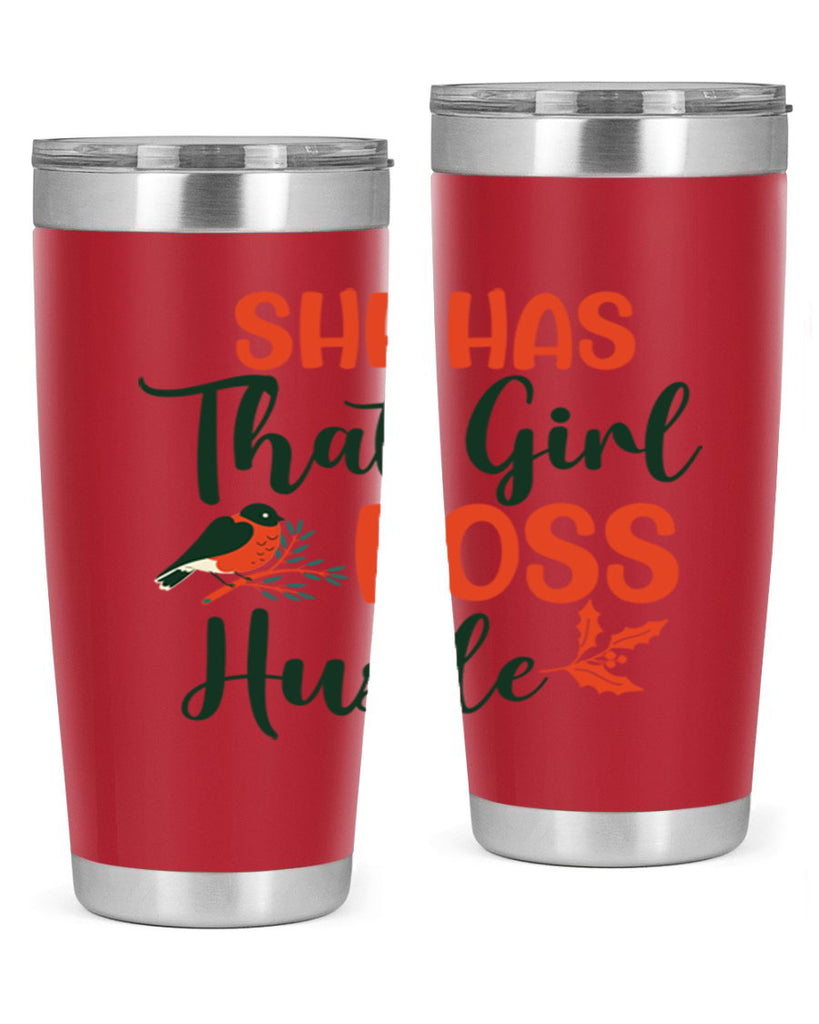 She Has That Girl Boss Hustle 363#- winter- Tumbler