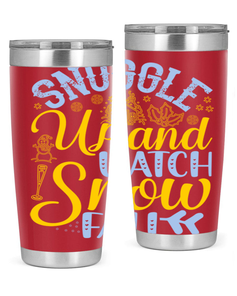 Snuggle up and watch snow fall385#- winter- Tumbler
