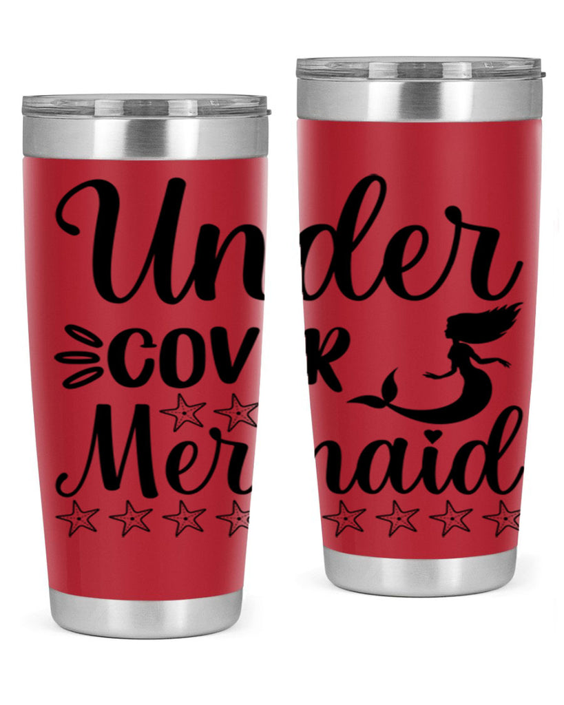 Under cover mermaid 650#- mermaid- Tumbler