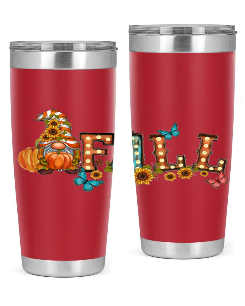 VintageFallGnome 626#- fall- Tumbler