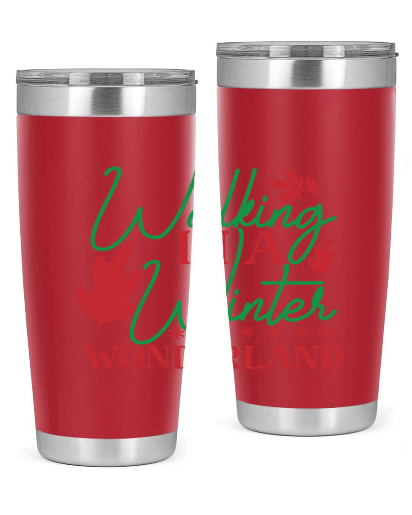 Walking In A Winter Wonderland 438#- winter- Tumbler