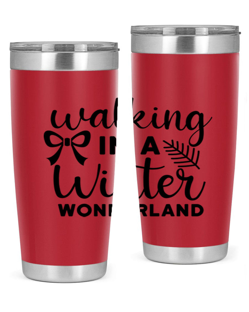 Walking In A Winter Wonderland 441#- winter- Tumbler