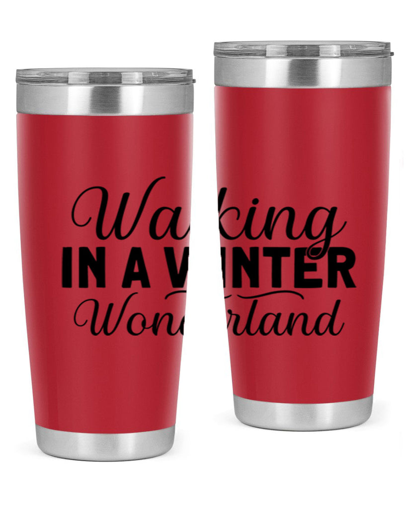 Walking in a Winter Wonderland 434#- winter- Tumbler