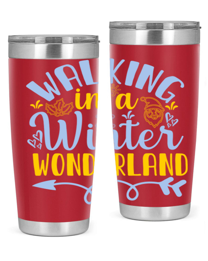 Walking in a winter wonderland440#- winter- Tumbler