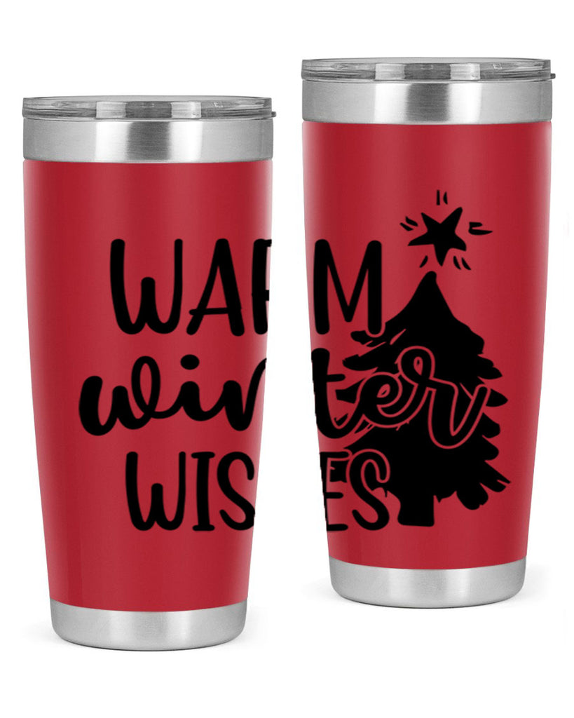 Warm Winter Wishes 451#- winter- Tumbler