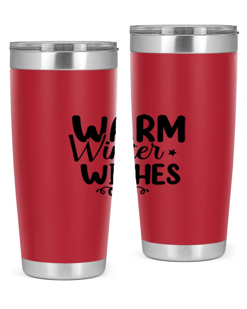 Warm Winter Wishes 453#- winter- Tumbler
