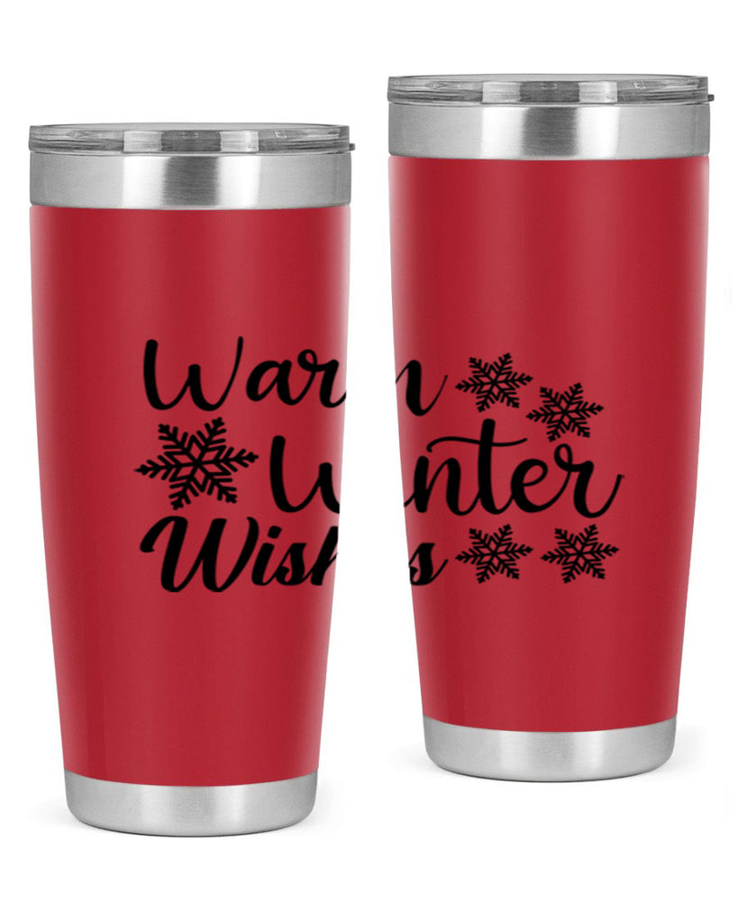 Warm Winter Wishes 466#- winter- Tumbler