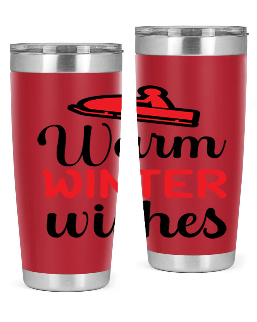 Warm winter wishes 452#- winter- Tumbler