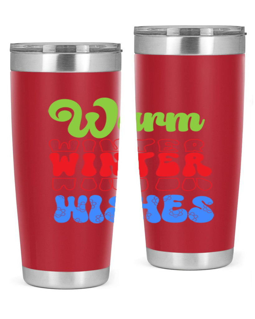Warm winter wishes 458#- winter- Tumbler