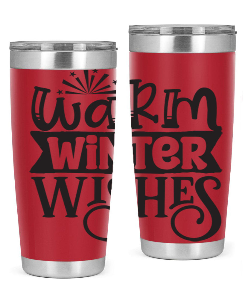 Warm winter wishes 462#- winter- Tumbler