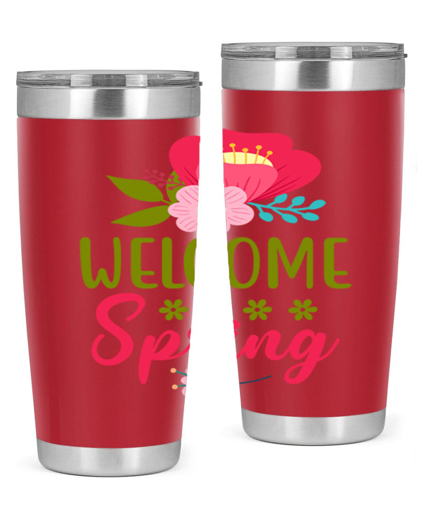 Welcome Spring 582#- spring- Tumbler