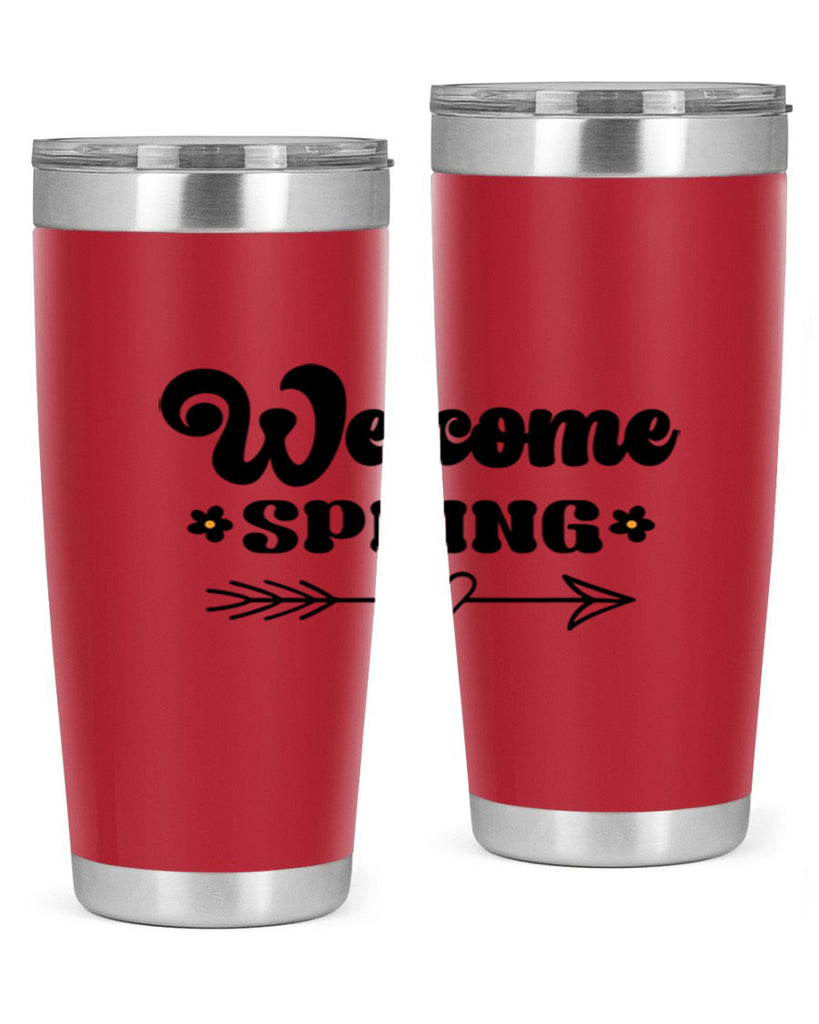 Welcome spring  596#- spring- Tumbler